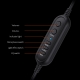 GPTX GH912 全新设计沉浸式声音轻量级游戏耳机，带 RGB 灯