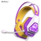 ZIDLI ZGH-01 2022 New Design Lightweight 7.1 Gaming Headset with Noise Cancellation Mic Cool RGB Light