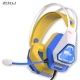 ZIDLI ZGH-01 2022 New Design Lightweight 7.1 Gaming Headset with Noise Cancellation Mic Cool RGB Light
