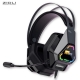 ZIDLI ZGH-01 2022 New Design Lightweight 7.1 Gaming Headset with Noise Cancellation Mic Cool RGB Light
