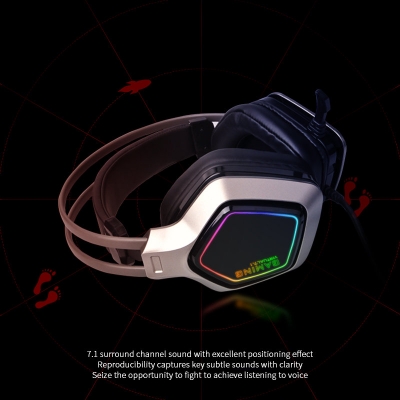 ZIDLI ZH21 2022 New Patent Design Single Headband Gaming Headset with Colorful Light