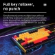 ZIDLI Wired Gaming Keyboard ZK23 Optical Switch RGB Light with Patent Design 