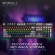 ZIDLI ZK27 Ergonomic 104 Keys RGB Lighting Optical Mechanical Gaming Keyboard 